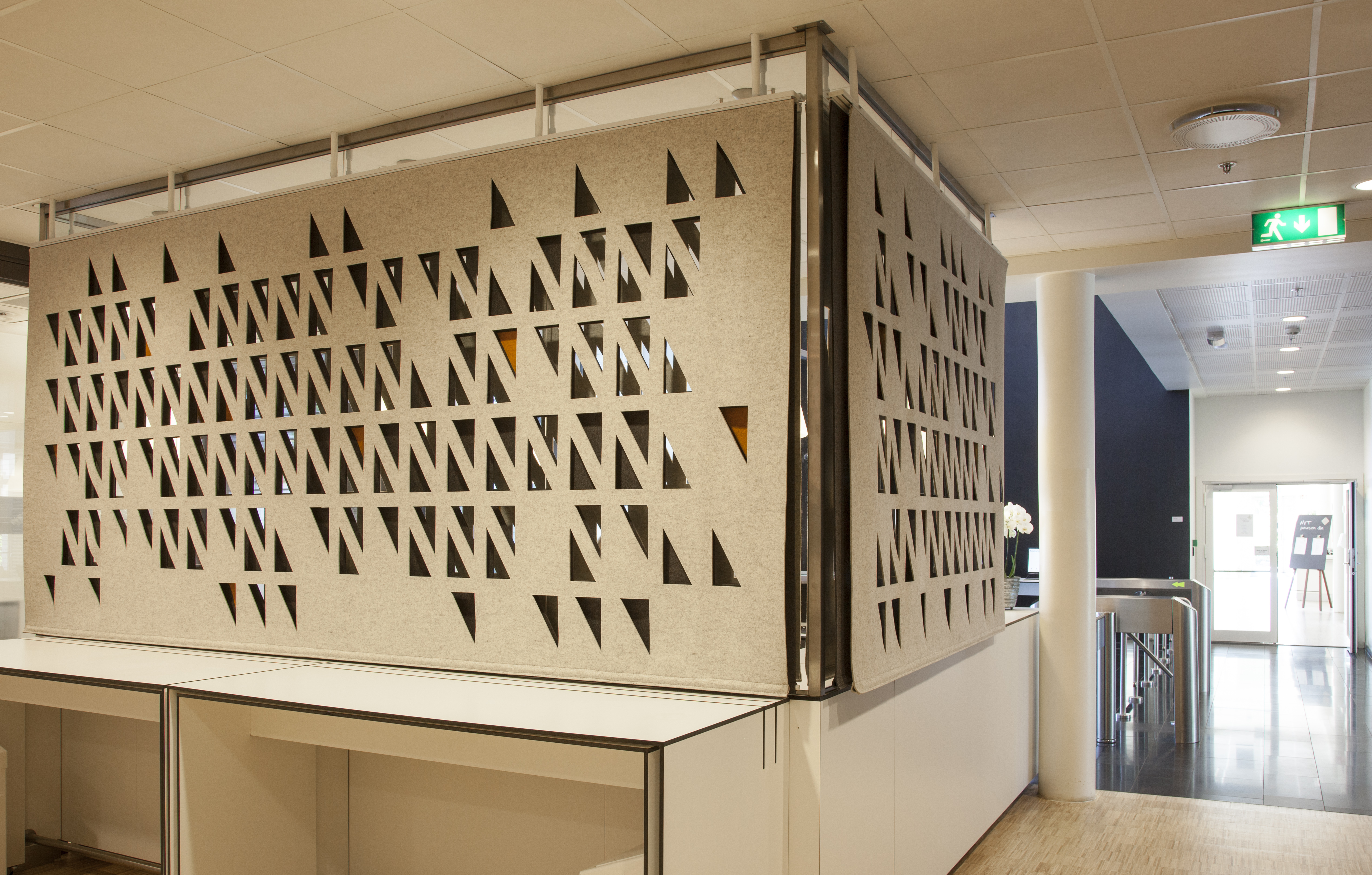 Rumafskærmning, Coverdouble, Fraster filt (2)